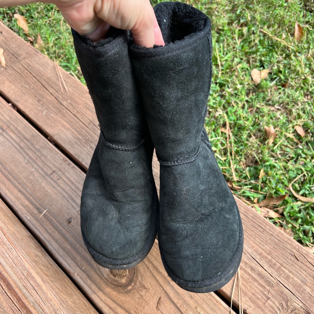 UGG Black Suede Boots